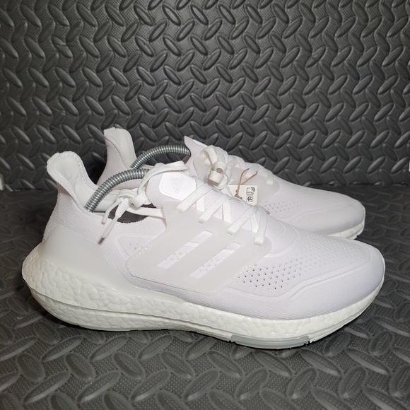 adidas Other - Adidas Ultra Boost 21 Mens Size 8 Triple White FY0379 Running Shoes New Sneakers